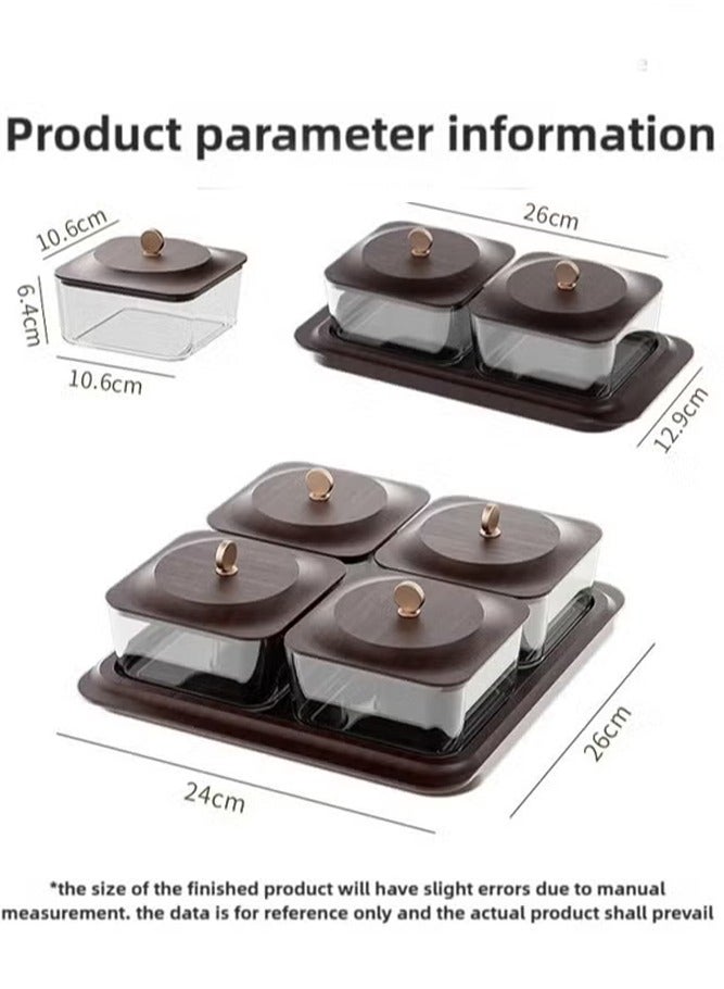 Food Storage Set: Dried Fruit Box, Nut Tray, Dessert Tea Box, Dried Date Box - Image 2
